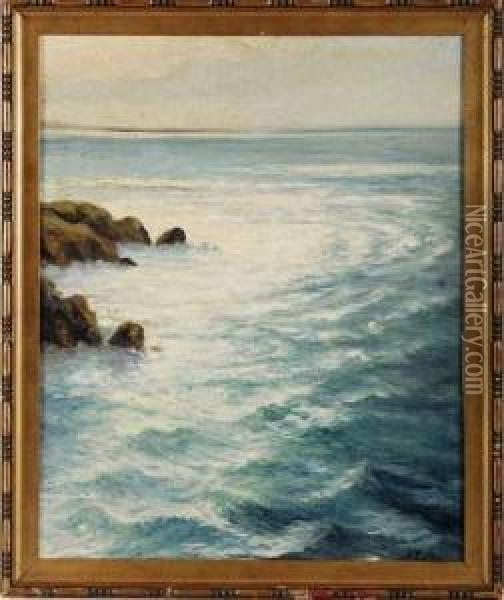 Bord De Mer Oil Painting - Adolphe Potter