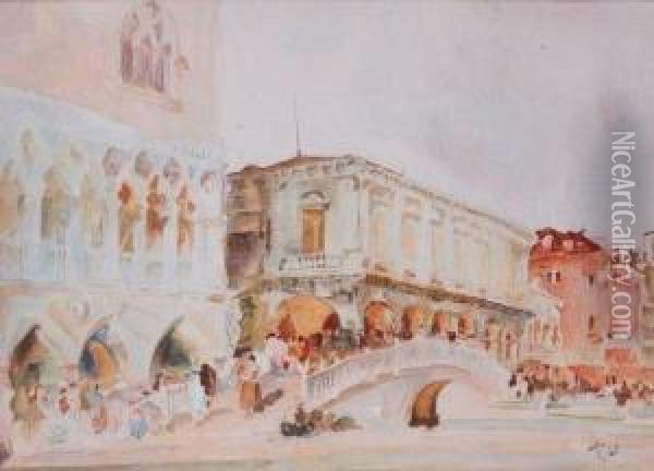 Vue De Venise Oil Painting - Martin Rico y Ortega