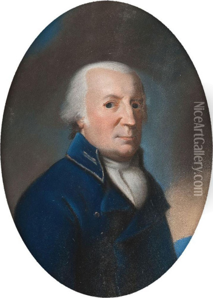 Portrait Herzog Karl Wilhelm Ferdinand Von Braunschweig Luneburg Oil Painting - Johann Heinrich Schroder
